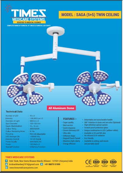 MODEL : SAGA (5+5) TWIN CEILING